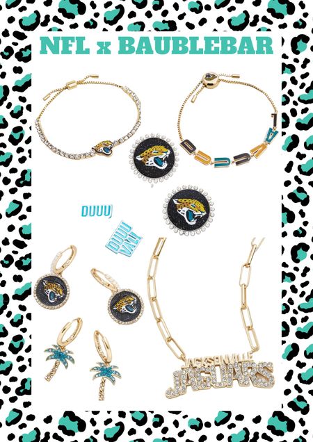 baublebar just released a new collection with the NFL! 
they have all the NFL teams to choose from! 
i go for the jacksonville jaguars so i showcased their items, but you can pick whichever team you like!! 

you can also get 20% off bracelets with code TWENTY

#nfl #football #fall #footballseason #season #win #jacksonville #jaguars #twenty #bracelet #jewelry #earring #necklace #game #footballgame #stadium #earringset #LTKjewelry

#LTKstyletip #LTKSeasonal #LTKbeauty