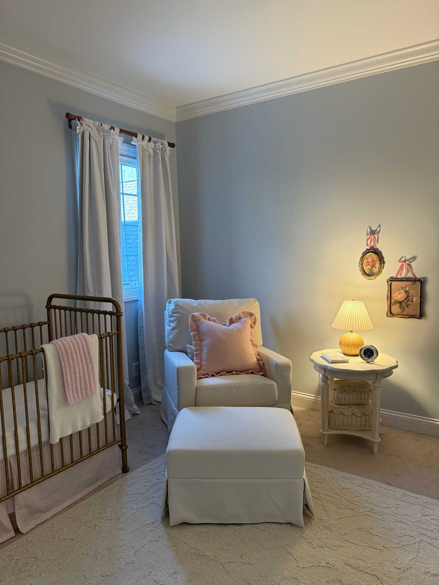 baby girl’s nursery 🎀☁️ 

#LTKBaby #LTKHome