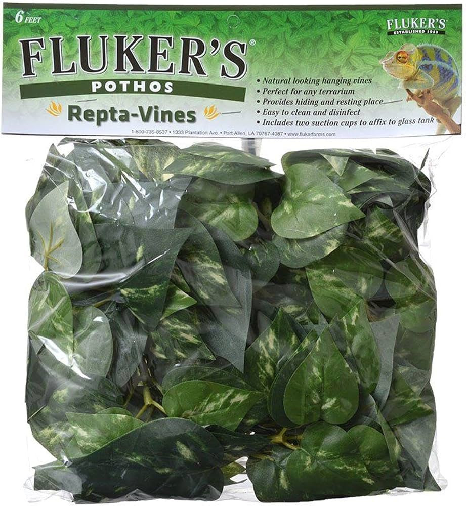 DBDPet Fluker's Pothos Repta-Vines Green for Reptiles and Amphibians 6ft - Includes Attached Pro-... | Amazon (US)