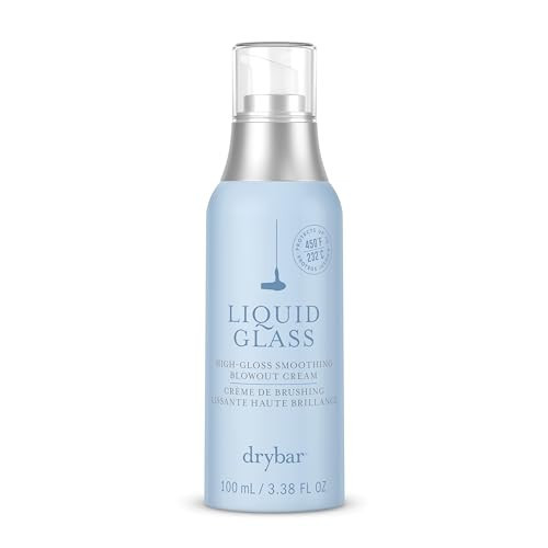 Drybar Liquid Glass High-Gloss Smoothing Blowout Cream | Reduces Frizz, Smooths Hair, Enhances Shine for a Healthier Appearance | Heat Protectant for Hair up to 450°F | Amazon (US)