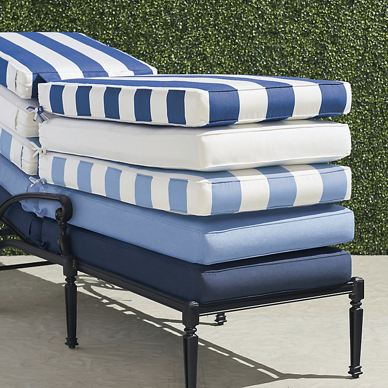 Double-piped Outdoor Chaise Cushion | Frontgate