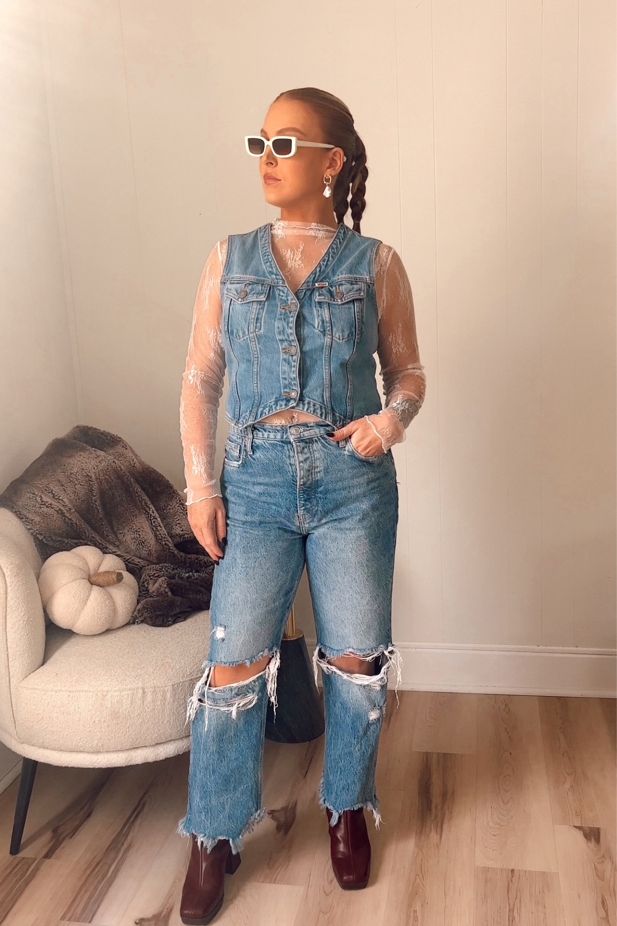 Canadian tuxedo 💙
#denim #ltkfashion #fall #falloutfit 
#styleguide 

#LTKstyletip #LTKmidsize #LTKbeauty