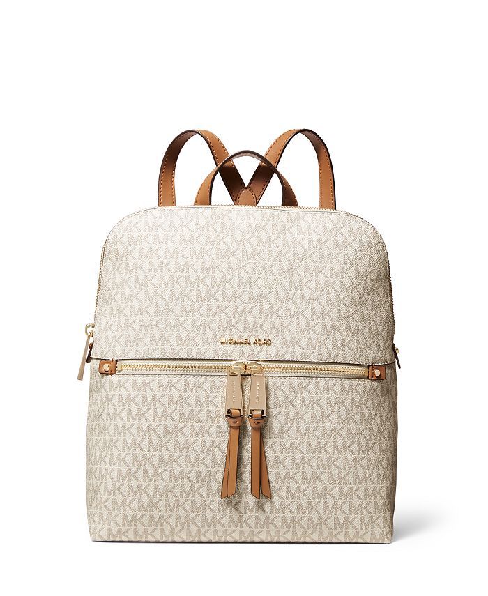 Rhea Zip Medium Slim Signature Backpack | Macys (US)