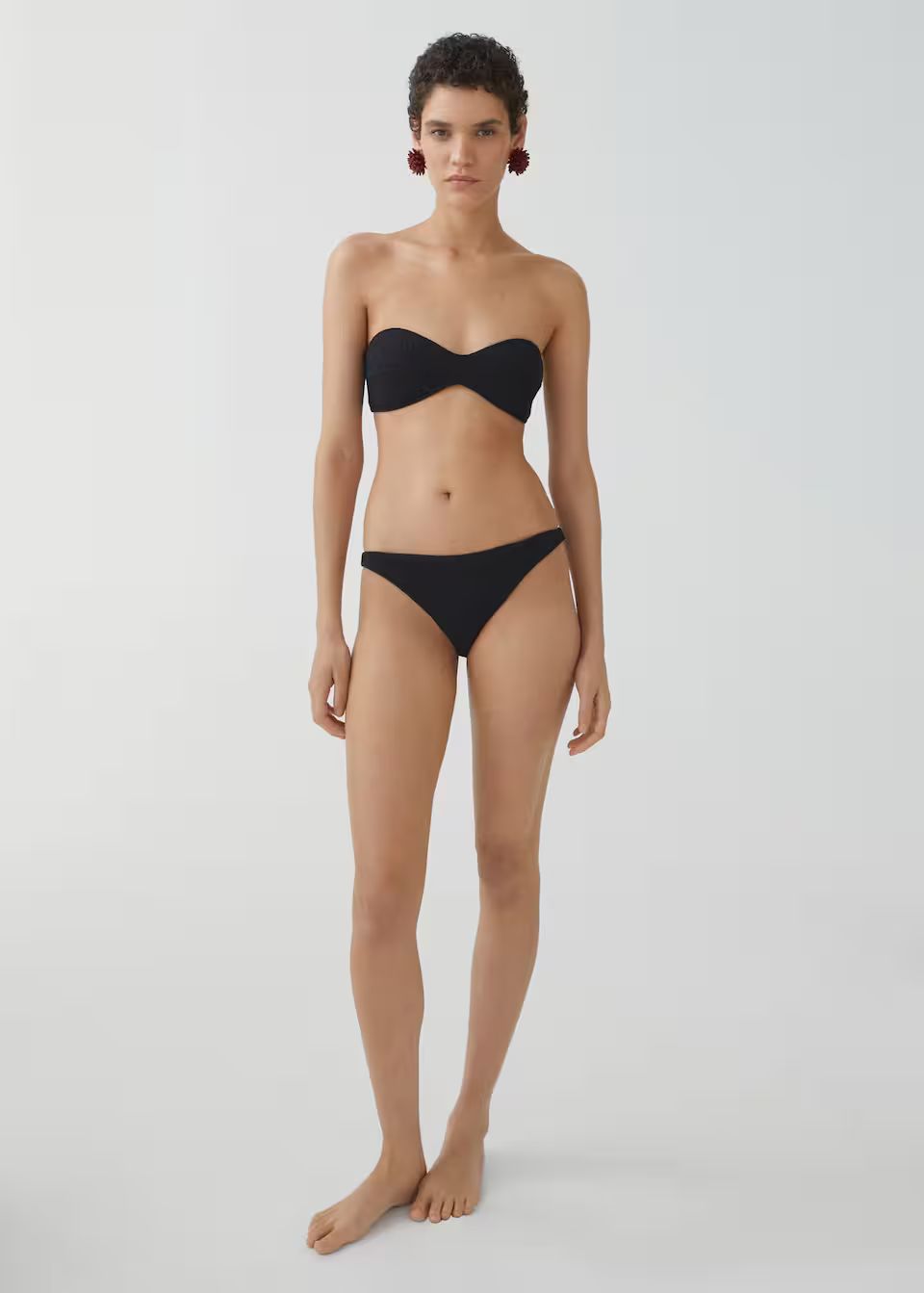 Bandeau bikini top -  Women | Mango United Kingdom | MANGO (UK)