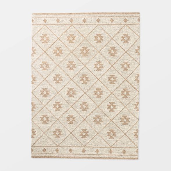 Tremonton Hand Tufted Wool Area Rug Cream - Threshold™ designed with Studio | Target