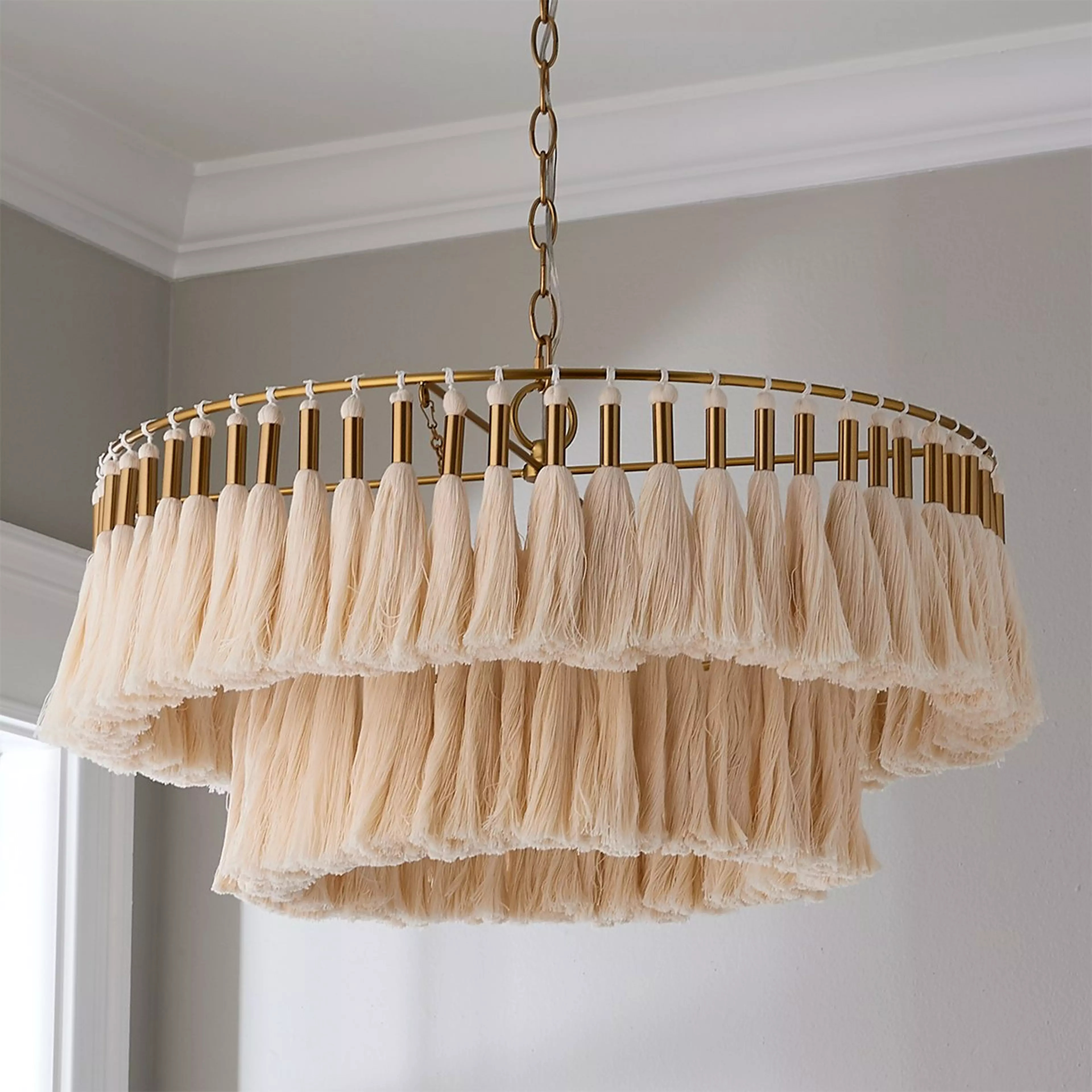 Toni Tassel Tiered Chandelier | Shades of Light