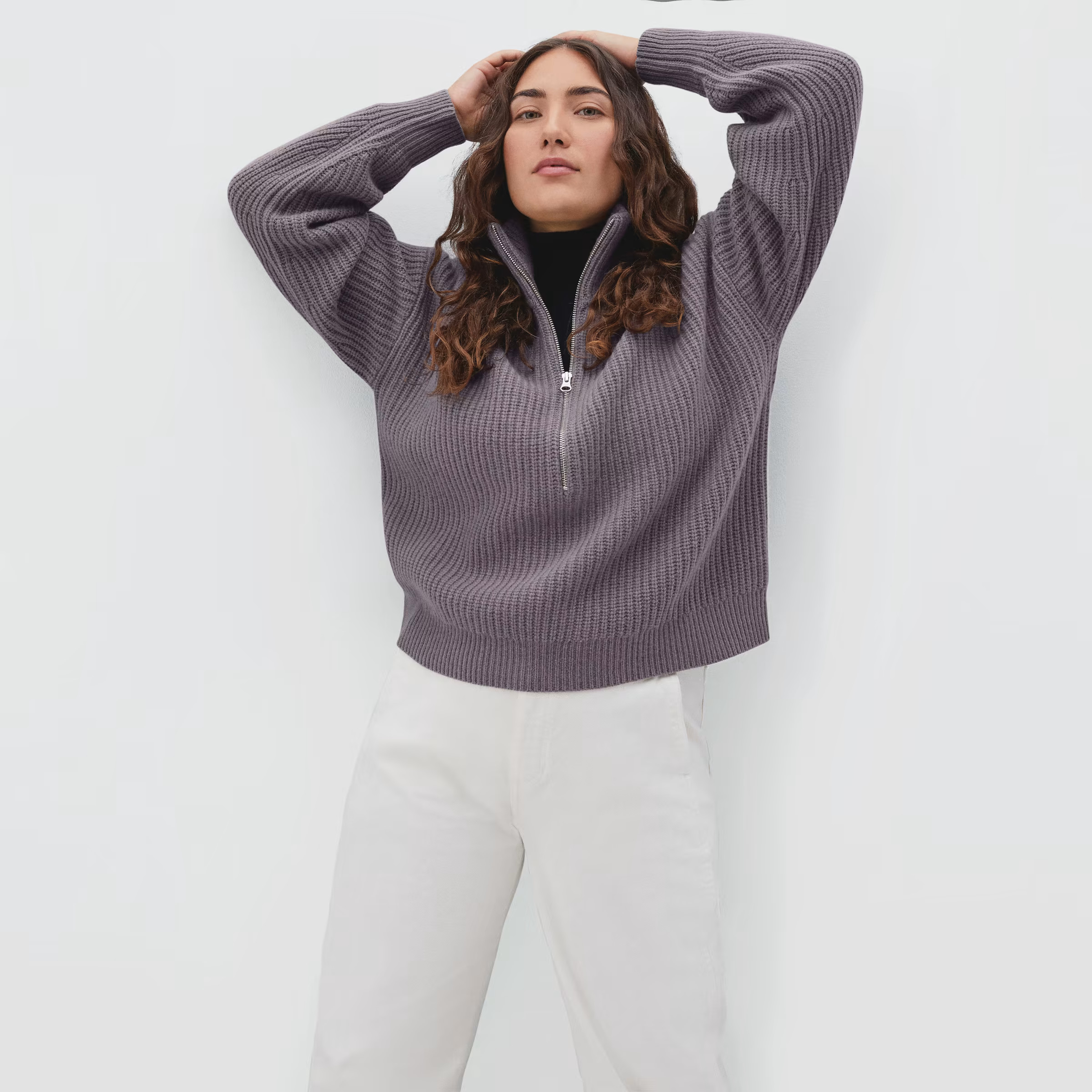 The Felted Merino Half-Zip Sweater | Everlane