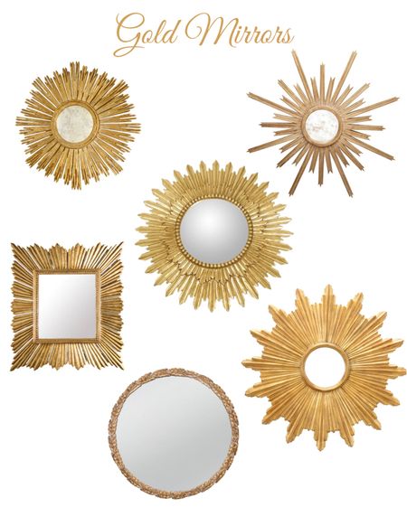 Gold starburst mirrors
Home decor


#LTKhome