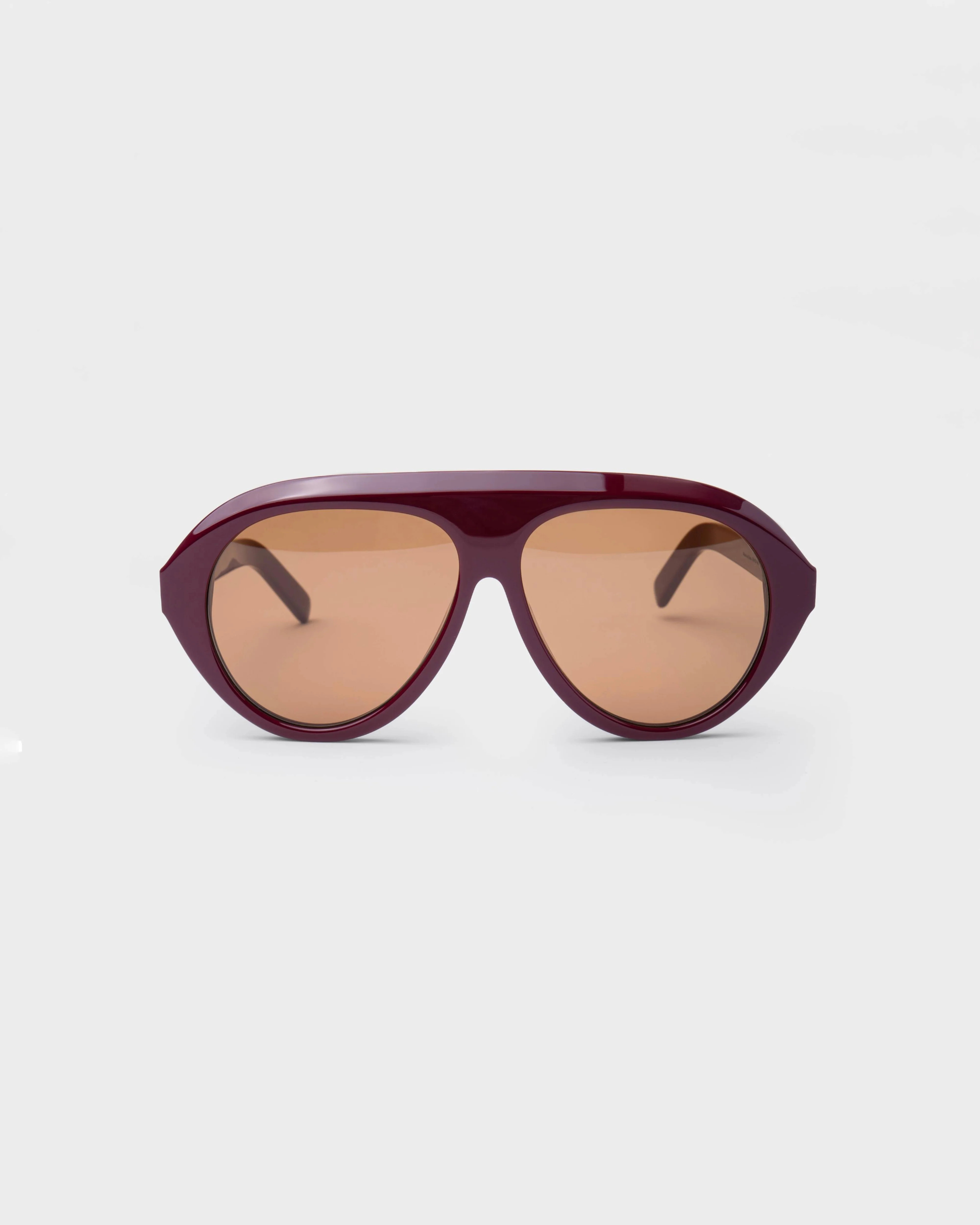 The Icon Sunglasses in Burgundy | Past Midnight