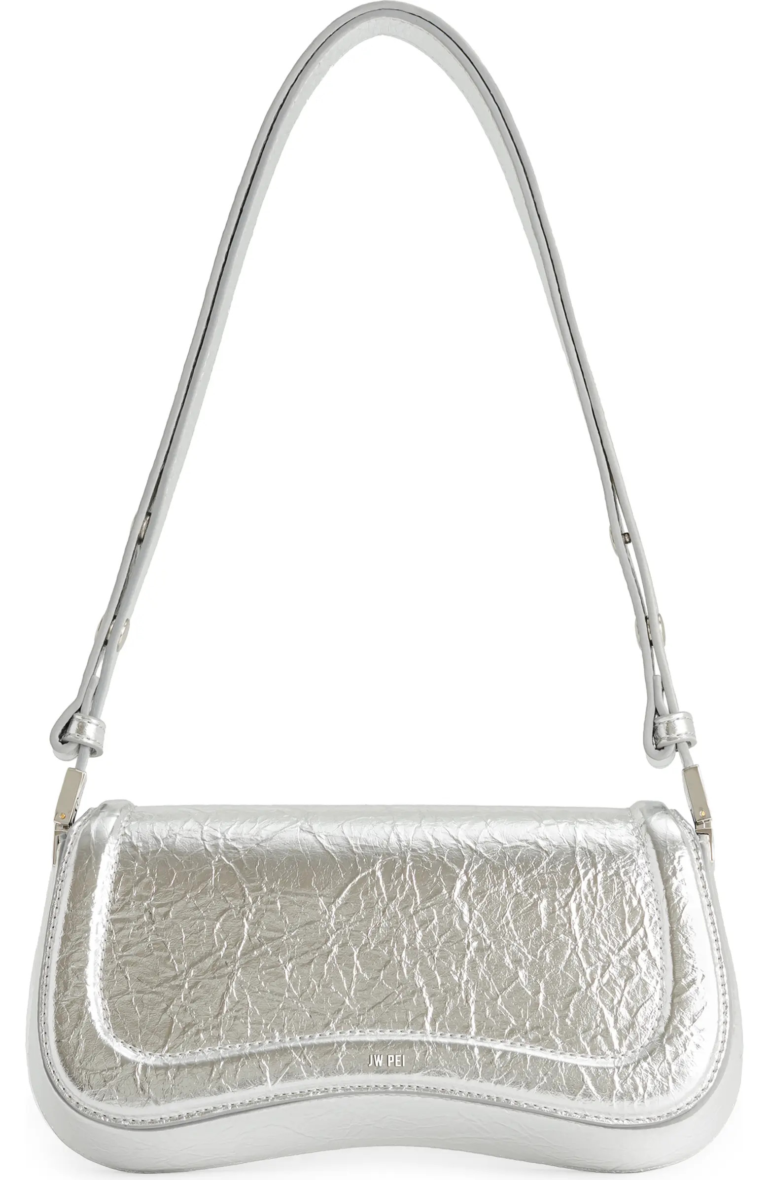 Joy Metallic Faux Leather Shoulder Bag | Nordstrom