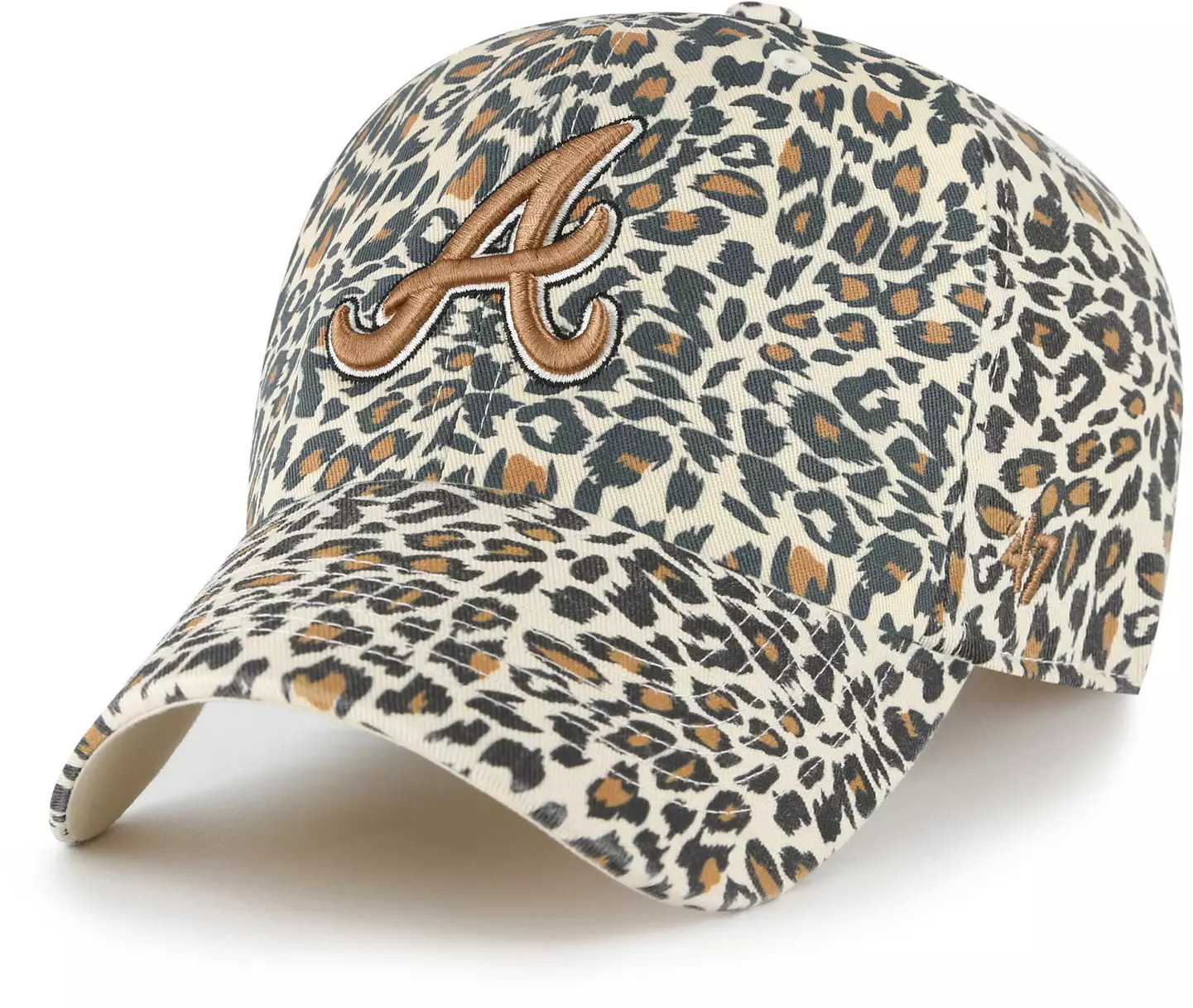 '47 Women's Atlanta Braves Brown Lisa Clean Up Adjustable Hat | DICK'S Sporting Goods