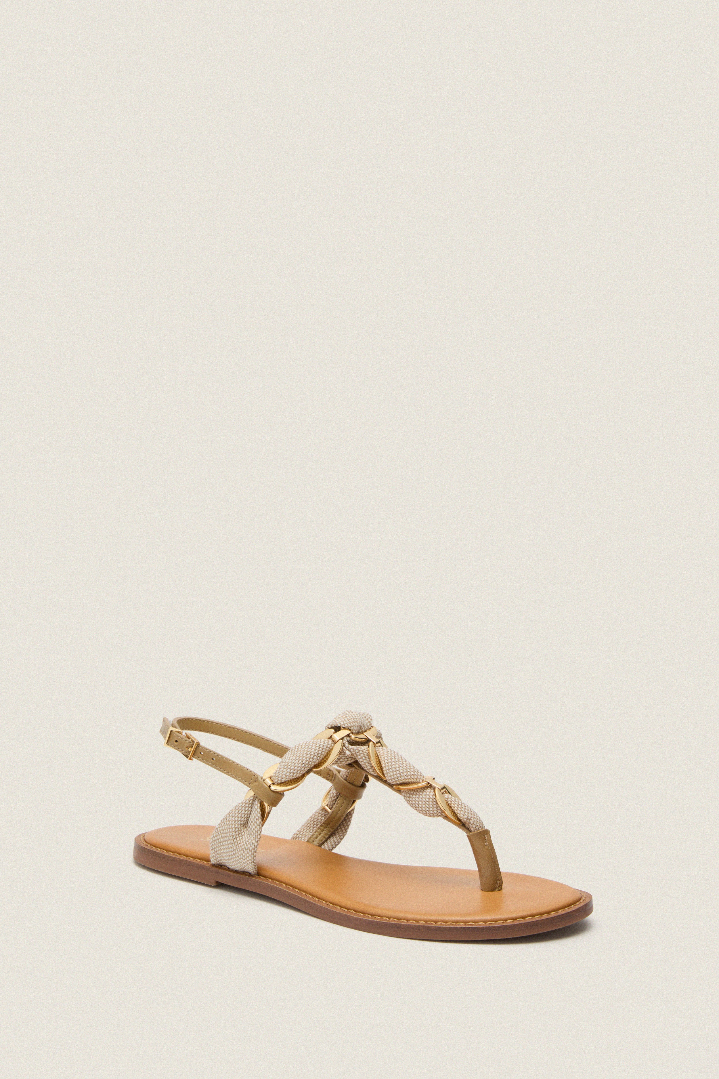 Light Wood Camellia Sandals | Tuckernuck (US)