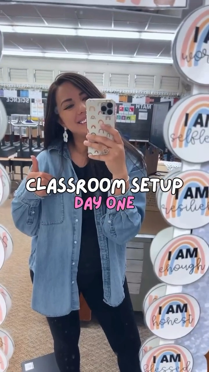 ✏️✨Classroom Setup Day One✨🍎
So excited about the upcoming changes to my classroom- stay tuned for all the parts in this series! I will be doing a video for every single step along the way as well as showing some tips and other things. ☺️ Make sure you are following along  and have your notifications on so you don’t miss a video. ❤️❤️❤️

💬Feel free to drop your thoughts or anything questions you@might have in the comment section ✨

#teacherlife #classroomsetup #classroomdecor #classroomorganization #bohoclassroom #teachersfollowteachers #teachersofinstagram #teachersofig #teacherreels #elementaryteacher #iteach #teacherspayteachers #teacherstyle #classroomdecorations #classroominspiration