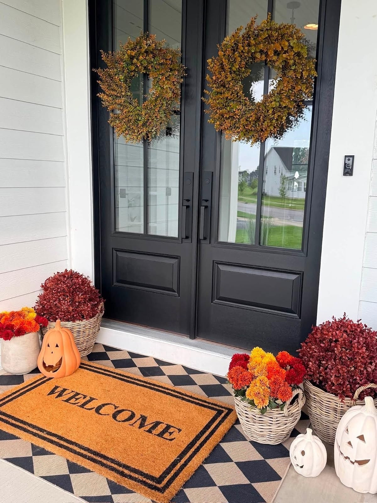 Just added some fall charm to my porch with these cozy decor items. Perfect for the season! More front porch content to come!! #falldecor #autumnvibes

#LTKSeasonal #LTKHome
