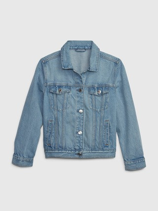 Kids Denim Icon Jacket with Washwell | Gap (US)