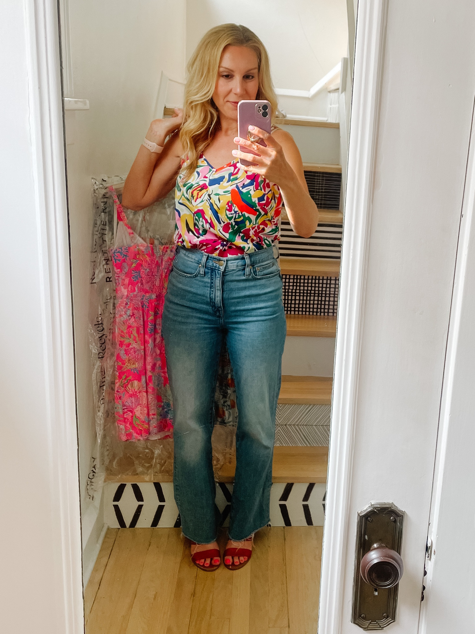 I love to dress up a pair of jeans with a summery cami. These tops rarely wrinkle so they’re great for traveling! 

#LTKstyletip #LTKsalealert #LTKtravel