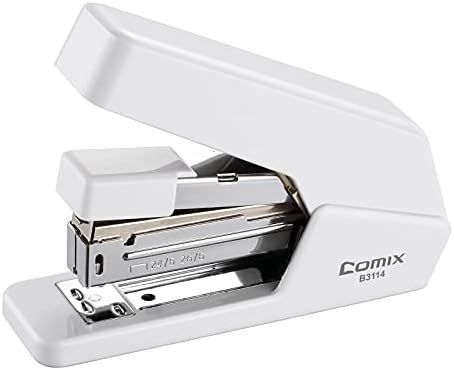 Heavy Duty Stapler, Comix Office Desktop Stapler, Small Size Stapler, 20 Sheet Capacity, Easy to Loa | Amazon (US)