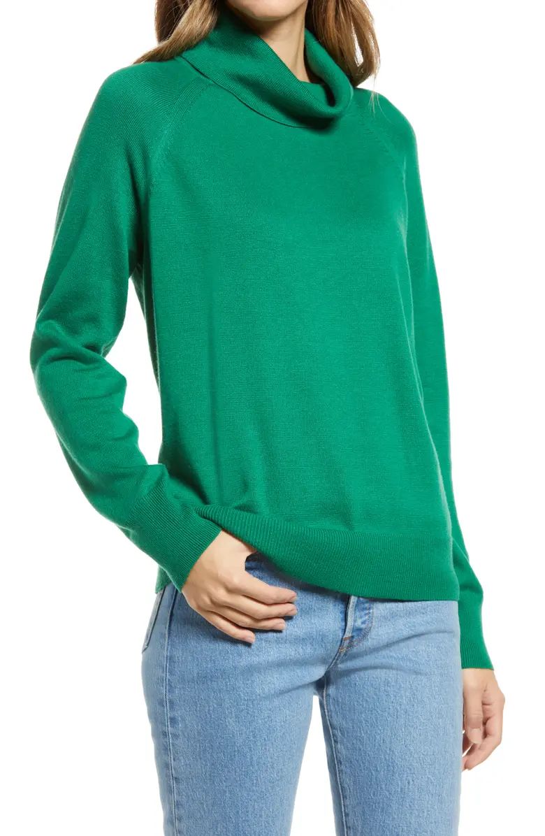 Caslon® Cozy Relaxed Fit Turtleneck Sweater | Nordstrom | Nordstrom