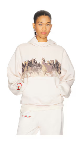 Wild Hoodie in Creme | Revolve Clothing (Global)