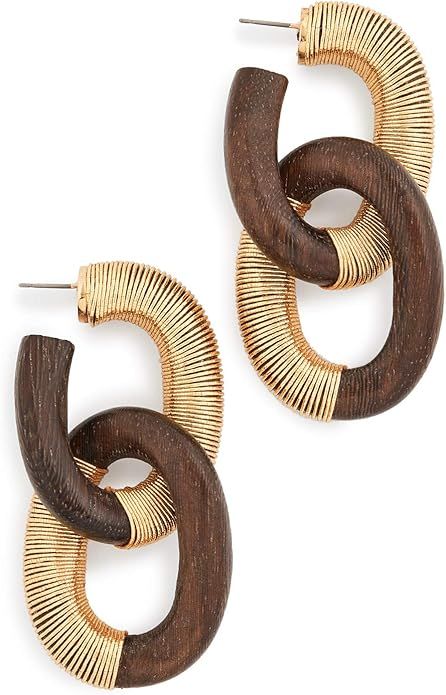 Oscar de la Renta Women's Thread Link Earrings | Amazon (US)