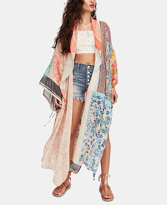 Free People Keeping Up With The Kimono & Reviews - Sweaters - Women - Macy's | Macys (US)