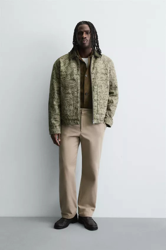 ABSTRACT JACQUARD QUILTED JACKET | Zara US