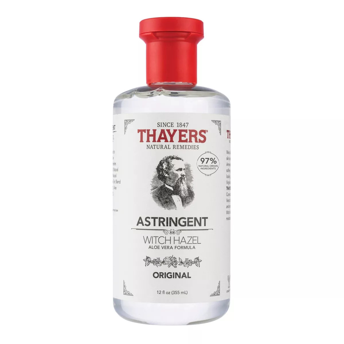 Thayers Natural Remedies Witch Hazel Astringent with Aloe Vera Original - 12oz | Target