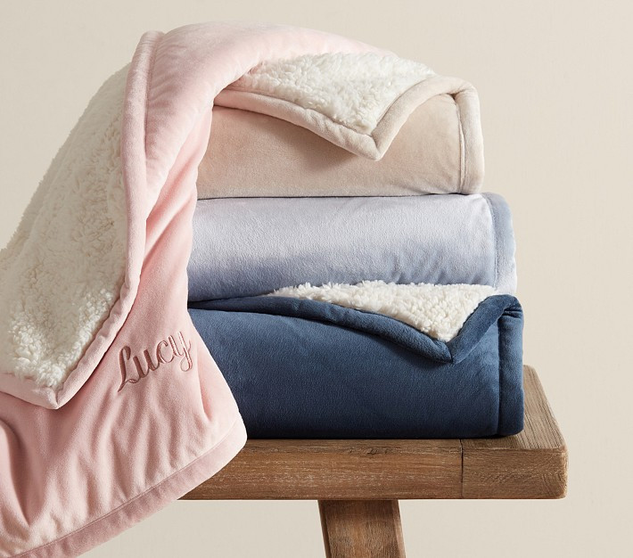 Sherpa Baby Blanket | Pottery Barn Kids