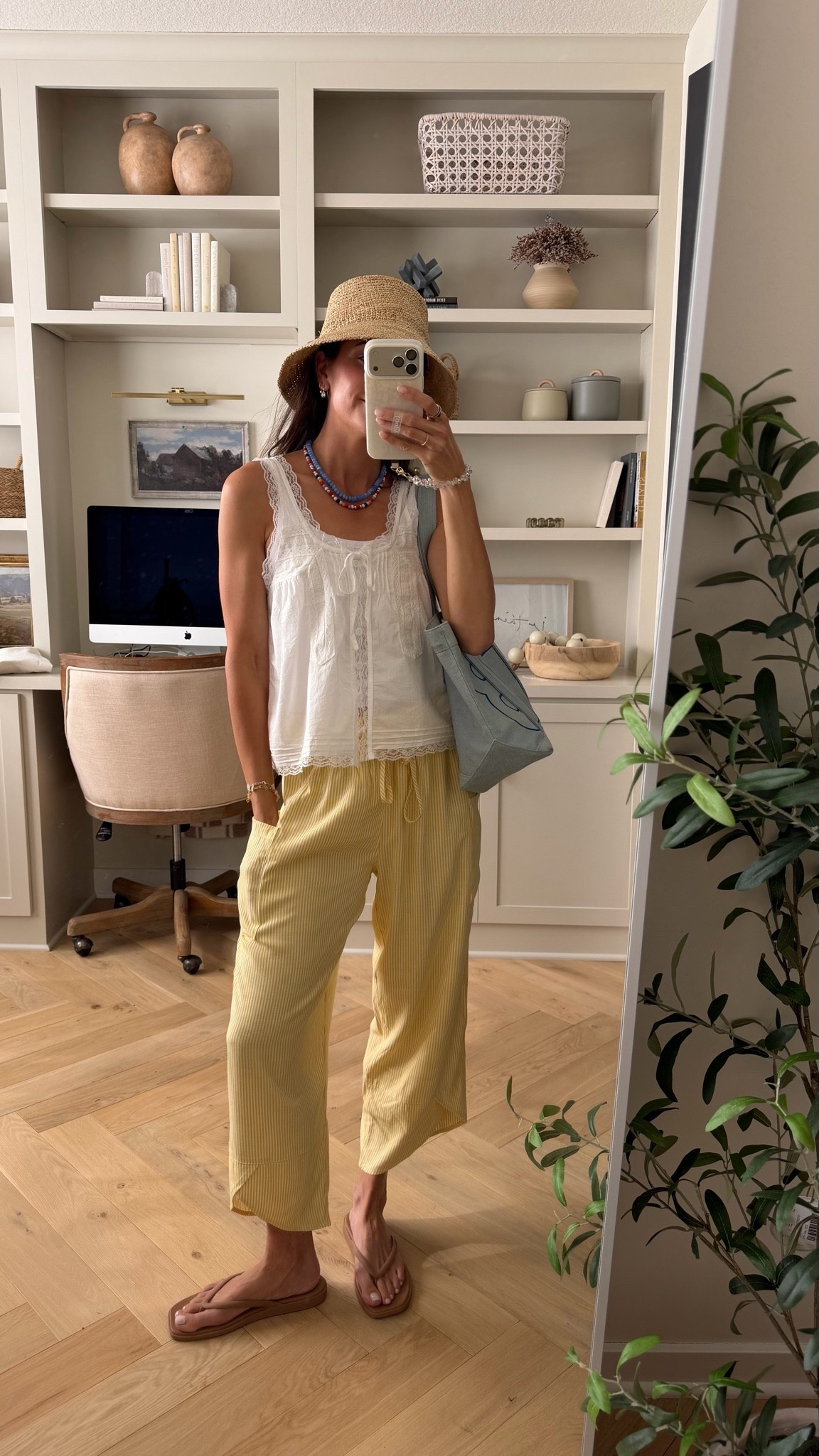Amazon outfit for this hot day! ☀️ 
Tank: true to size (S) 
Pants: true to size (S)
Crocs flip flops: tts

#LTKSaleAlert #LTKootd #LTKSeasonal