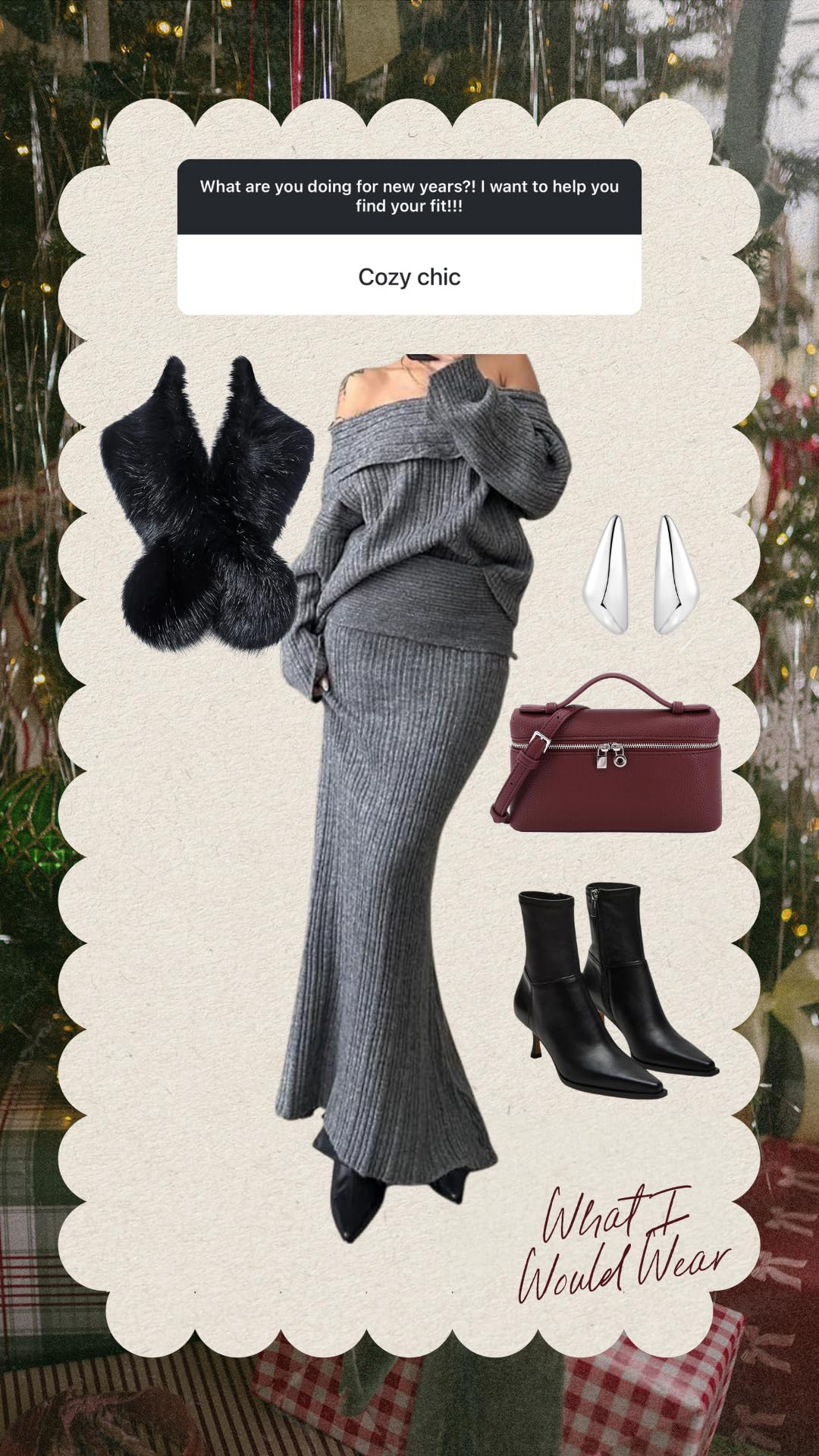 Unybwonn Skirt Sets Women 2 Piece Outfits off the Shoulder Sweater and Knitted Skinny Maxi Skirts... | Amazon (US)