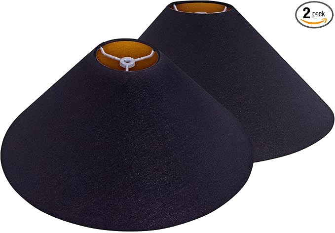 TOCHIC Empire Lamp Shades Set of 2, 4'' Top x 16'' Bottom x 9'' Slant Height Large Lamp Shade Spi... | Amazon (US)