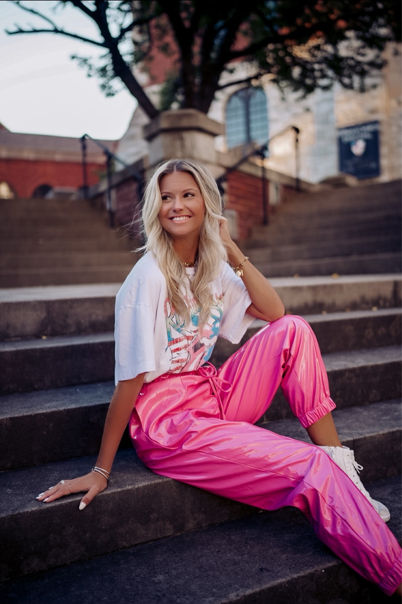 #holidaydress #holidayoutfit #blackfriday #boots #giftguide #christmas #joggers #pants #pinkoutfit #whiteboots #revolve newyearseveoutfit #bandtee #winteroutfit #pinkpants #leatherpants 

#LTKHoliday #LTKU #LTKSeasonal #LTKstyletip #LTKfit