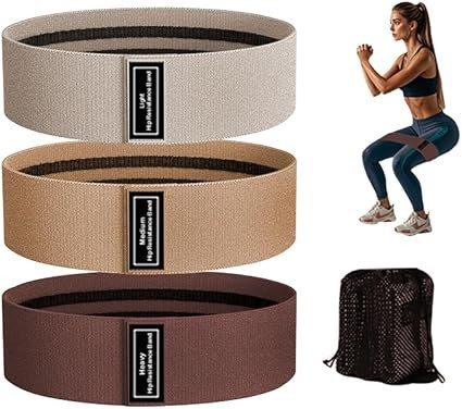 Fabric Resistance Bands for Working Out Stretch Bands for Booty Used for Fitness and Home Exercis... | Amazon (US)
