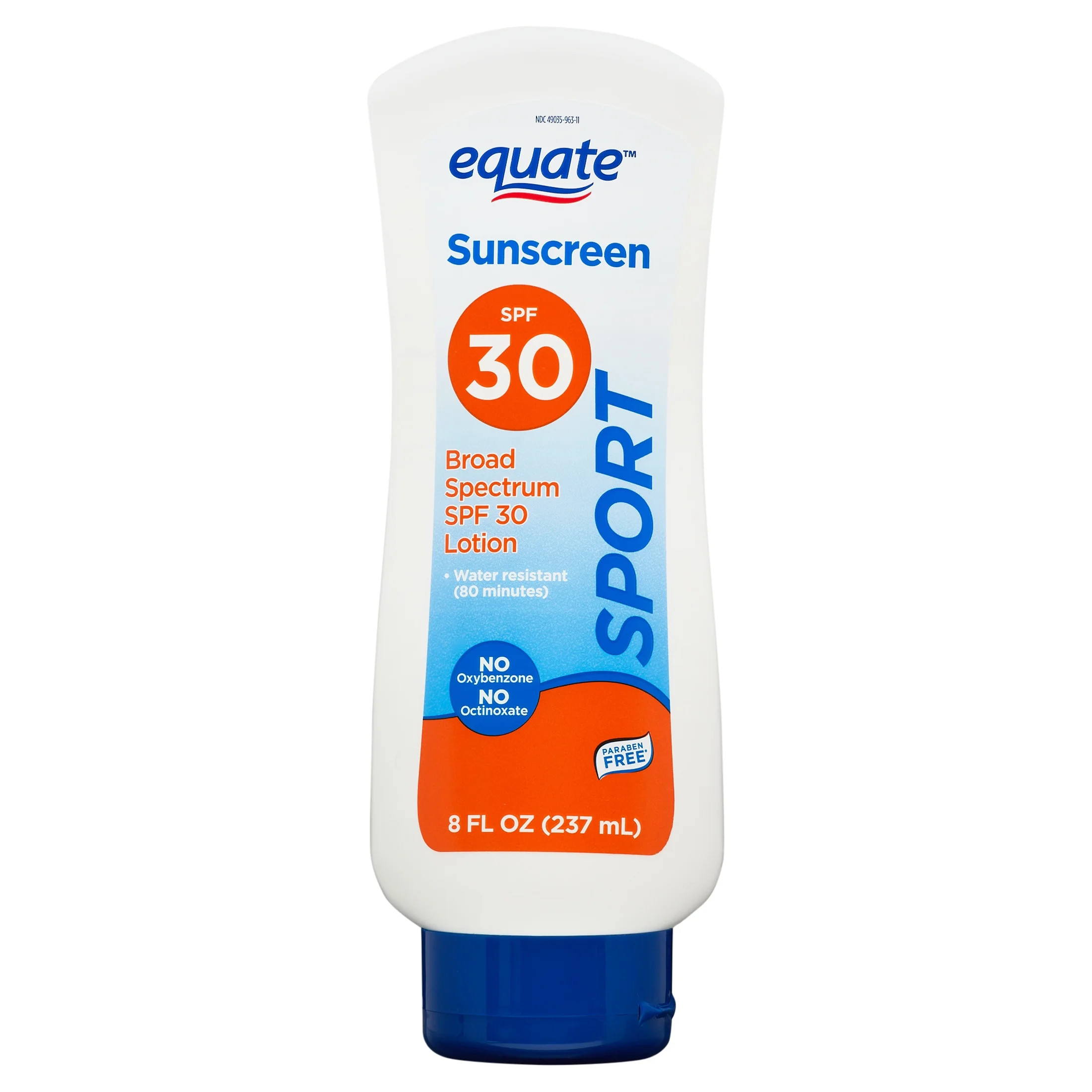 Equate Loción Protectora Solar Deportiva de Amplio Espectro, SPF 30, 8 fl oz | Walmart (US)