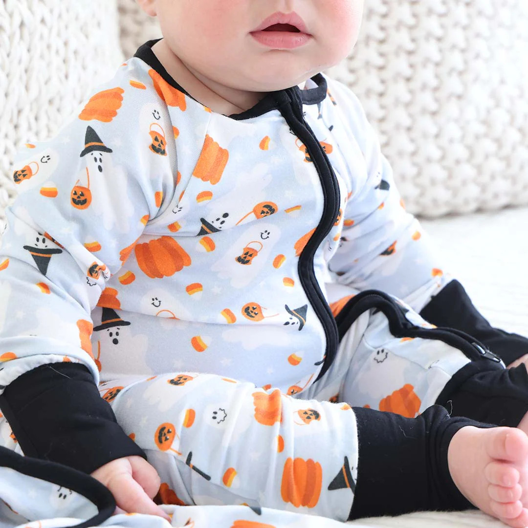 Boo Buddies Convertible Zip Romper | Caden Lane