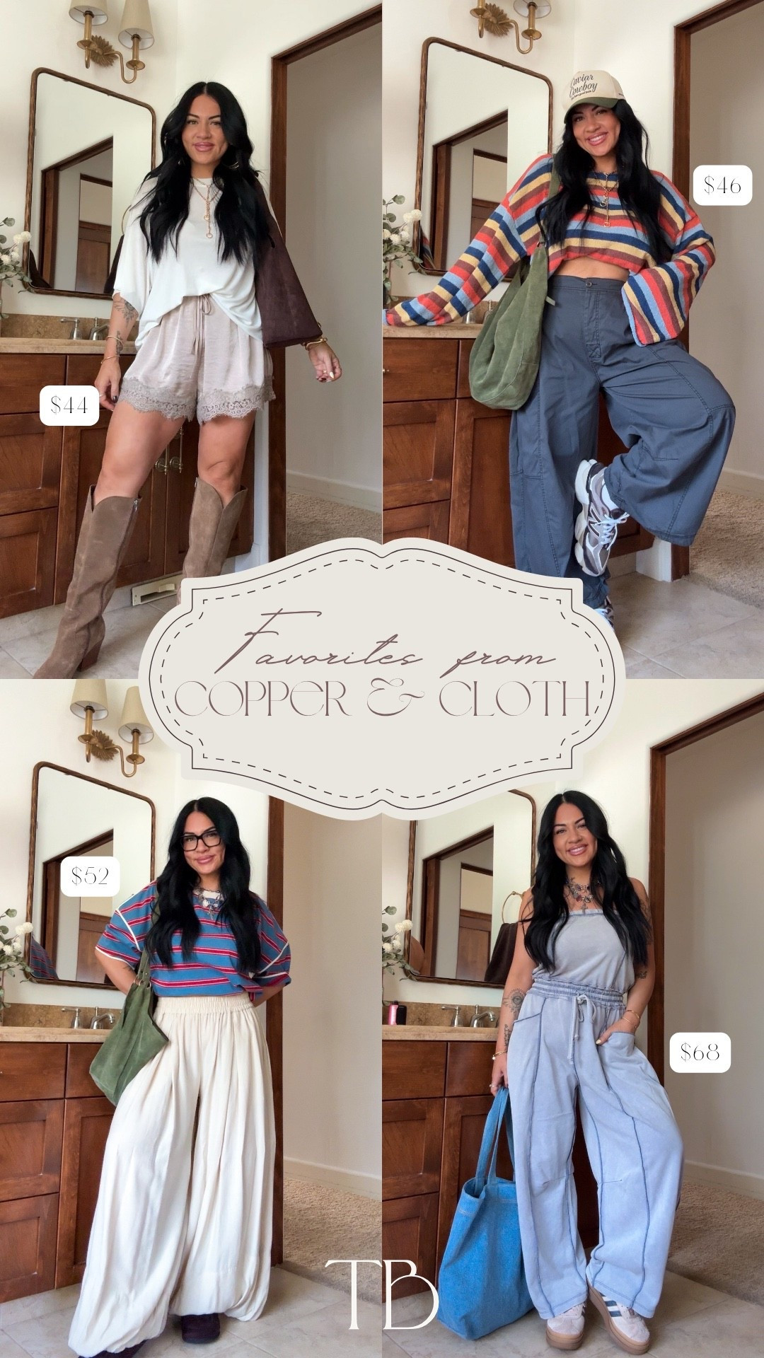 my recent favorites from copper & cloth - love to find cute trendy pieces that are also flattering! 

sizing: large in satin shorts, medium in striped sweater + pants outfit, side medium in blue/red striped top, size med/large in jumpsuit

new arrivals, fall transition, fall outfits, sweater weather, midsize, copper & cloth, tori block

#LTKgrwm #LTKMidsize #LTKdayinmylife