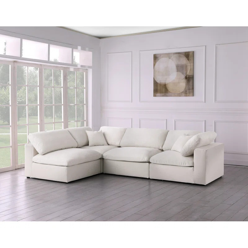 Burrows 4 - Piece Upholstered Sectional | Wayfair North America