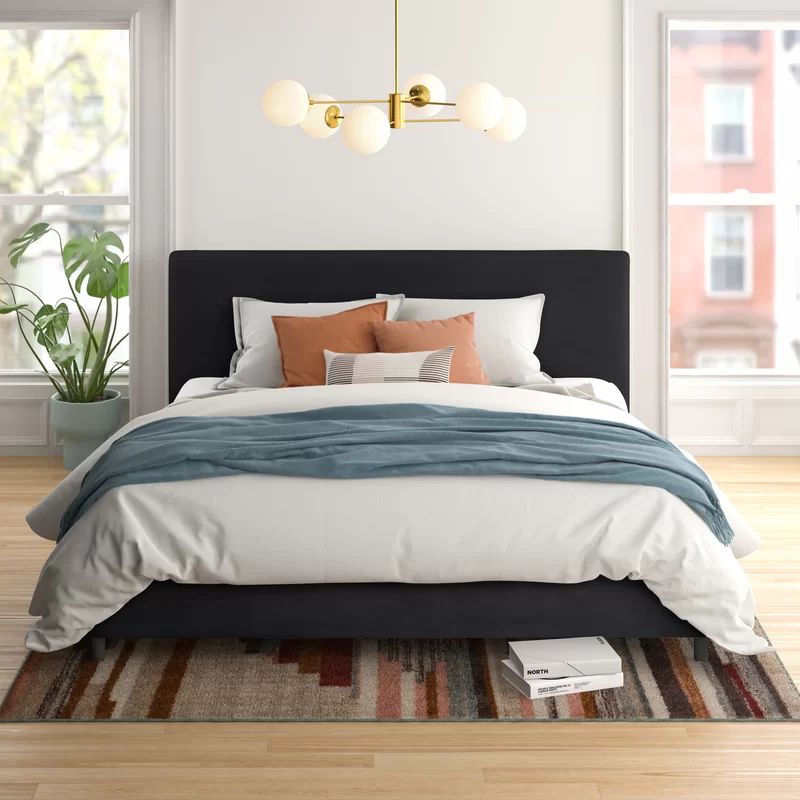 Lilia Upholstered Low Profile Platform Bed | Wayfair North America