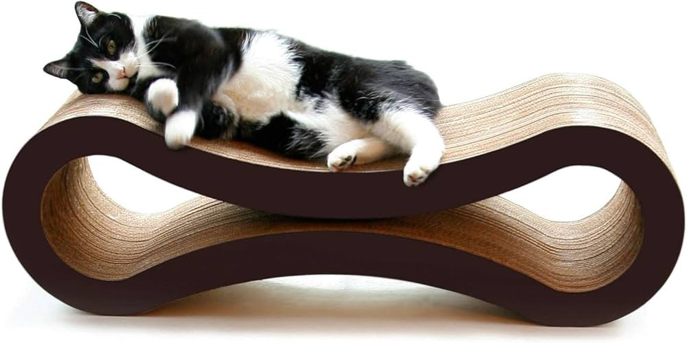 PetFusion Ultimate Cat Scratcher Lounge, Reversible Infinity Style in Multiple Colors. Made from ... | Amazon (US)