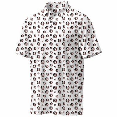 NCAA Florida State Seminoles Men's All Over Polo Shirt - M | Target