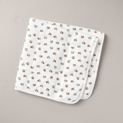 Floral Quilted Baby Stroller Blanket - Hearth & Hand™ with Magnolia | Target