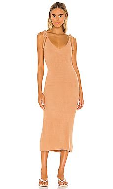 SNDYS Fur Baby Dress in Caramel from Revolve.com | Revolve Clothing (Global)