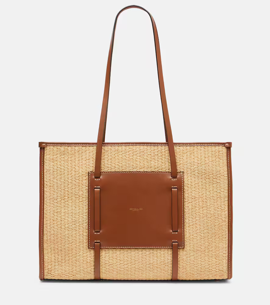 DeMellier Borsa Capri in rafia con pelle | Mytheresa (IT)