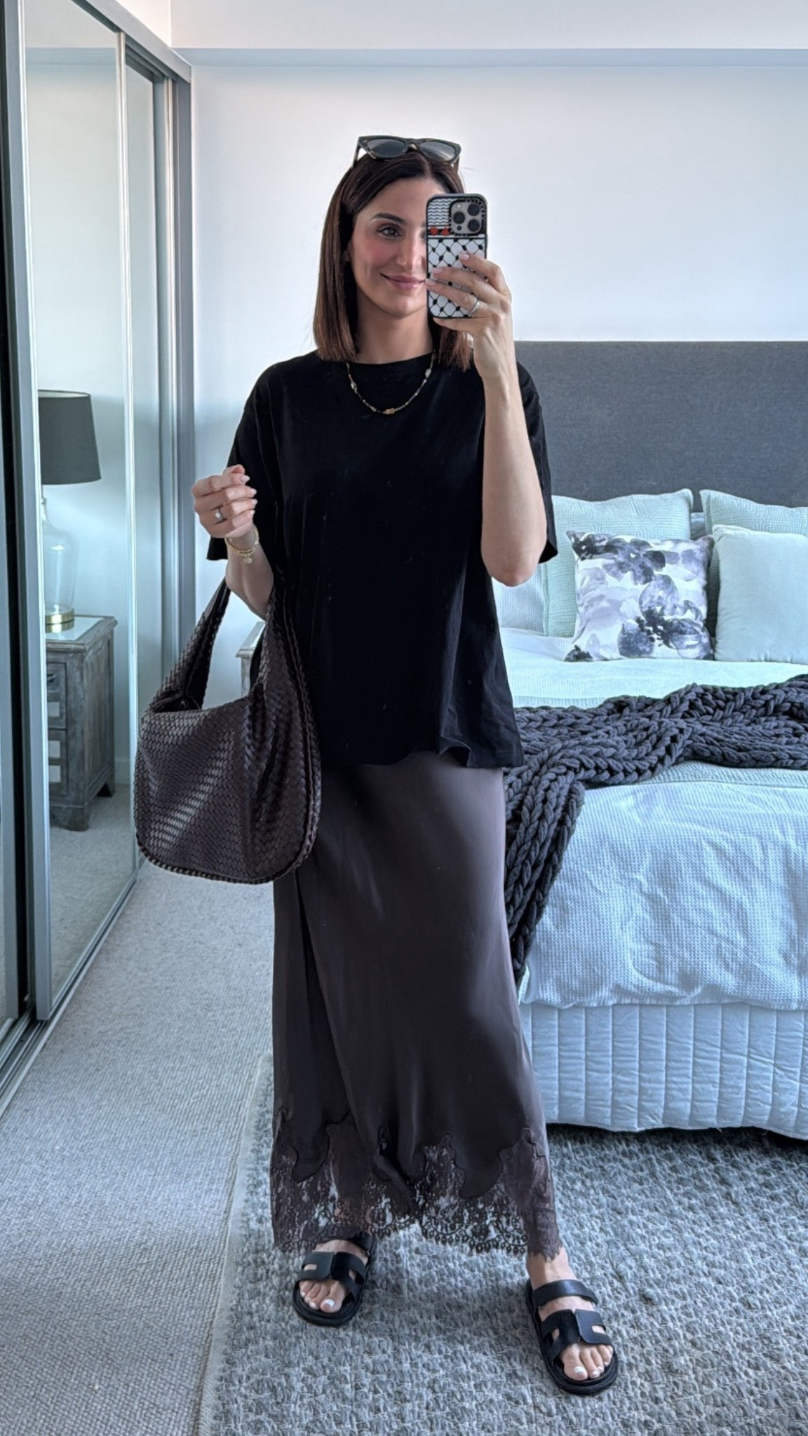 Wearing size L in top, M in skirt and size 10 in slides 

#LTKFashionMonth #LTKaustralia #LTKspring