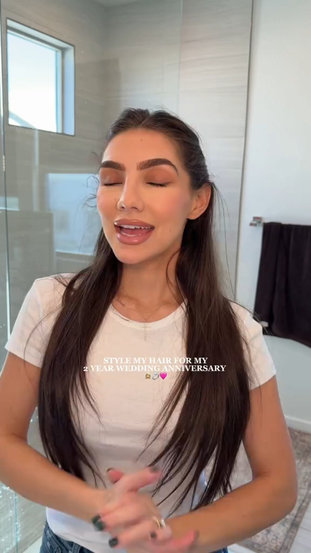 Style my hair for dinner with me!

#LTKootd #LTKmomlife #LTKgrwm