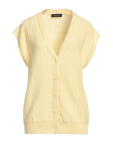 Fabiana Filippi Woman Cardigan Yellow Size 12 Cotton, Linen, Polyester | YOOX (US)