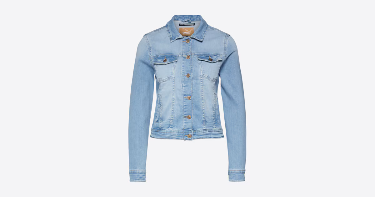 ONLY Tussenjas 'ONLTia' in Blauw Denim | ABOUT YOU | ABOUT YOU NL