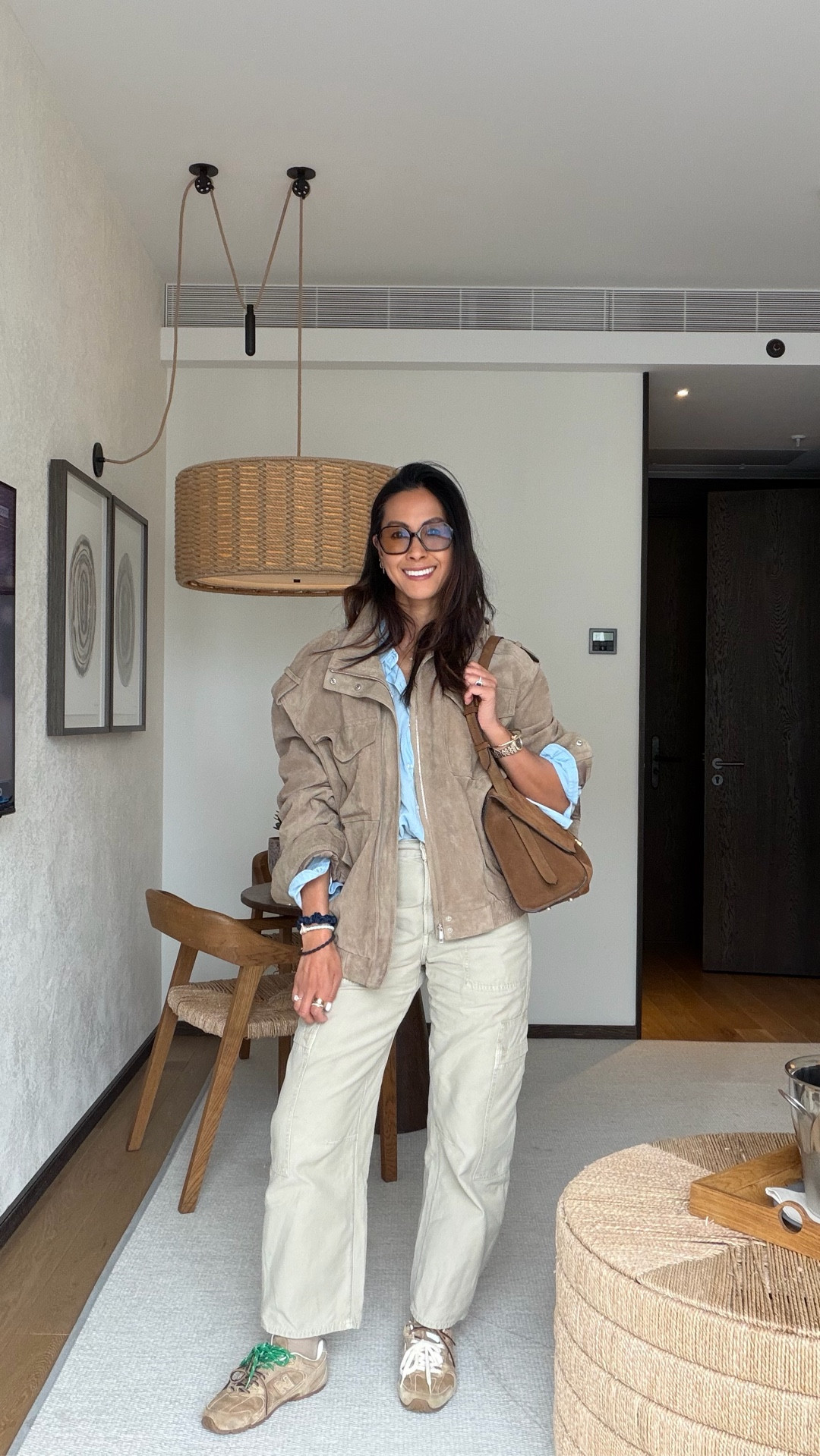 Outfit of the day in London with the kids. Love blue and beige together. 
Shirt is old but linked similar and bag from a French brand Leo et Voilette 
Cargo pants are narceloe COH wearing size 25. 

#LTKuk #LTKspring #LTKstyletip