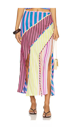 CeliaB Souci Skirt in Blue,Pink. - size S | Revolve Clothing (Global)