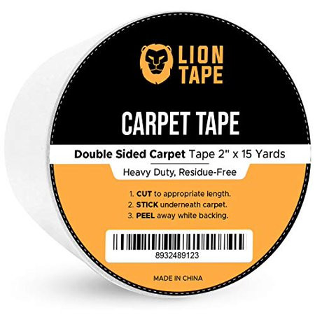 Carpet Tape - Double Sided Tape for Area Rugs Carpet Adhesive Rug Gripper Removable Multi-Purpose Ru | Walmart (US)